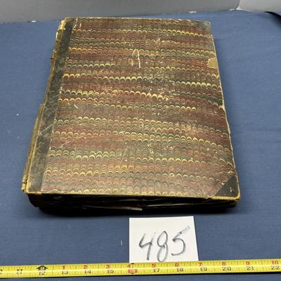 Vintage Book Of Receipts