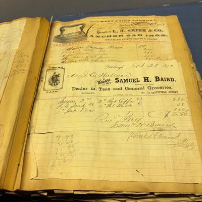 Vintage Book Of Receipts