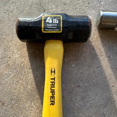 Group of 3 Quality Hammers – Craftsman, Estwing, Truper