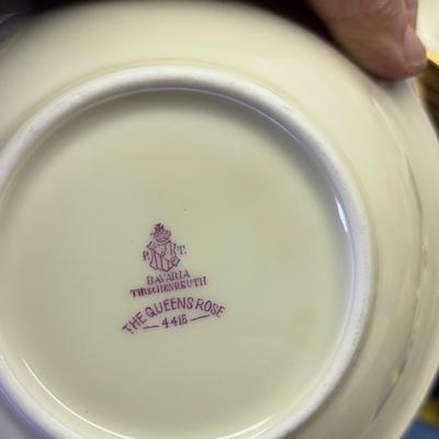 Tirschenreuth Queen's Rose China Set