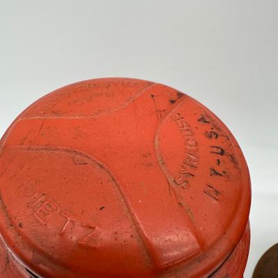 Vintage Railroad Lantern Pair – Union Pacific Railroad Salt Lake City & Dietz Syracuse NY