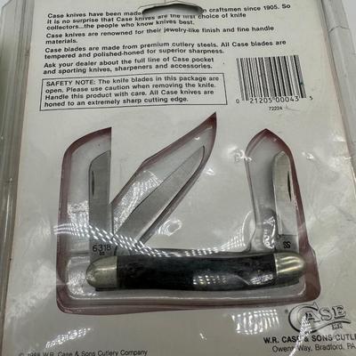 Vintage Case XX Stockman 6318 SS Pocket Knife (NIB) + Smith & Wesson CH0025CP Folding Knife NIB