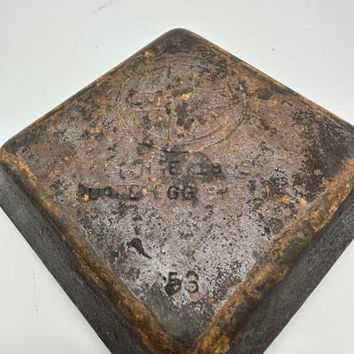Vintage Griswold Cast Iron Square Egg Skillet #53 – Erie, PA