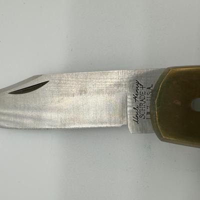 Vintage Uncle Henry Schrade LB7 Folding Knife – USA Made