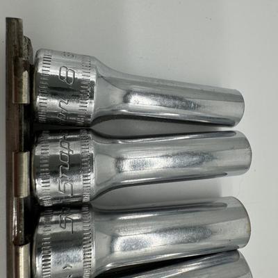 Snap-on 3/8” Drive Metric Deep Socket Set w/ Ratchet – USA Made (Kenosha, WI)