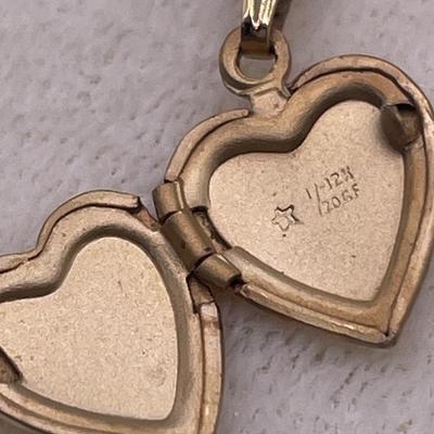 1/20 12kt small locket in original box