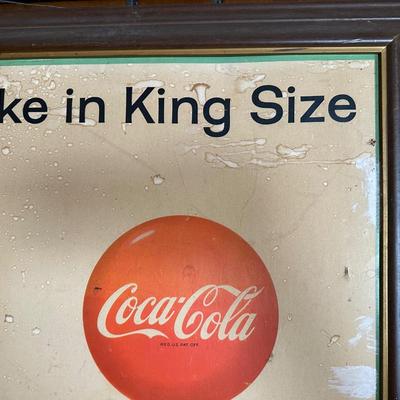 Vintage Coca-Cola “Tall ’n’ Terrific!” Framed Print