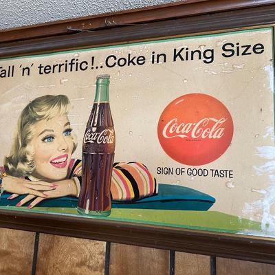 Vintage Coca-Cola “Tall ’n’ Terrific!” Framed Print