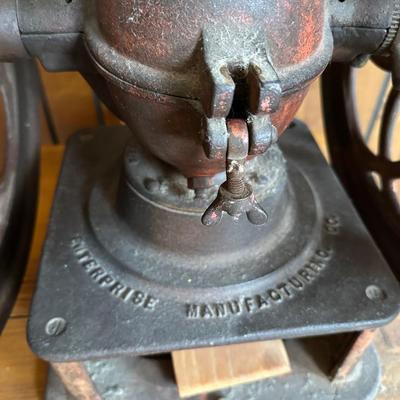 Antique Enterprise Cast Iron Coffee Grinder – Philadelphia, USA