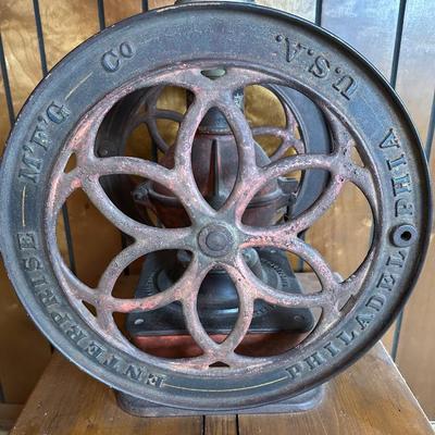 Antique Enterprise Cast Iron Coffee Grinder – Philadelphia, USA