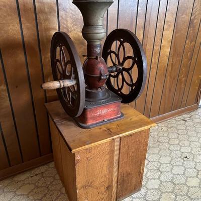 Antique Enterprise Cast Iron Coffee Grinder – Philadelphia, USA
