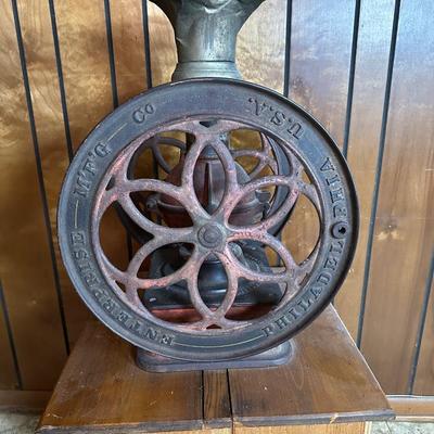 Antique Enterprise Cast Iron Coffee Grinder – Philadelphia, USA