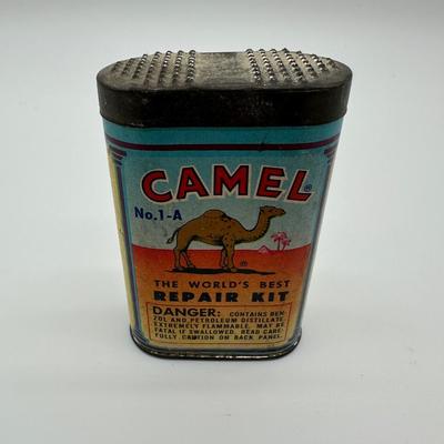Vintage Camel No. 1-A “World’s Best Repair Kit” Tin – Rubber Patch Kit