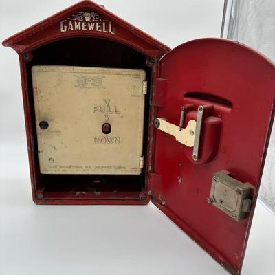 Antique Gamewell Fire Alarm Call Box – Cast Iron – With Key