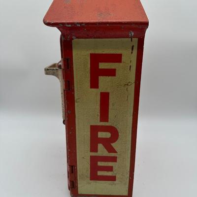 Antique Gamewell Fire Alarm Call Box – Cast Iron – With Key