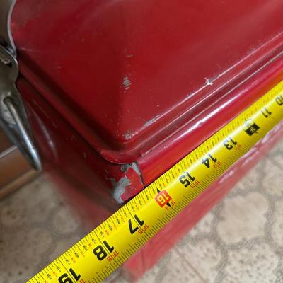 Vintage Coca-Cola Metal Cooler – “Drink Coca-Cola in Bottles”