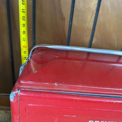 Vintage Coca-Cola Metal Cooler – “Drink Coca-Cola in Bottles”