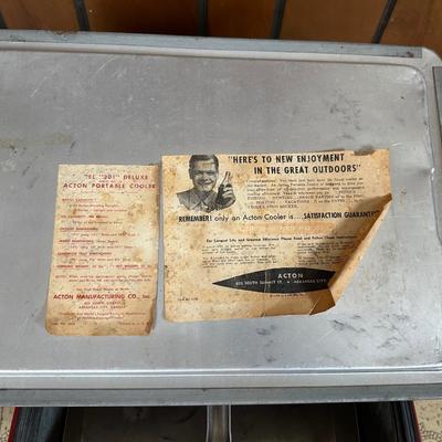 Vintage Coca-Cola Metal Cooler – “Drink Coca-Cola in Bottles”