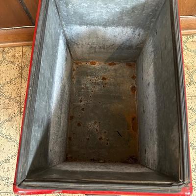 Vintage Coca-Cola Metal Cooler – “Drink Coca-Cola in Bottles”