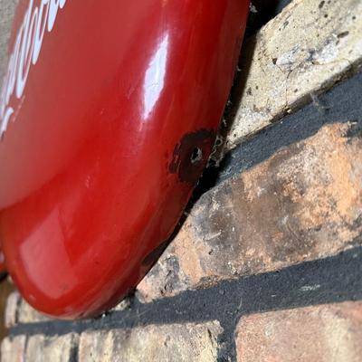 Vintage Coca-Cola Round Button Sign – Drink Coca-Cola