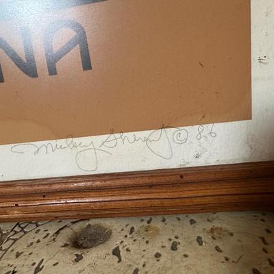 Amite Oyster Day 1986 Framed Print – Signed & Numbered (48/500)