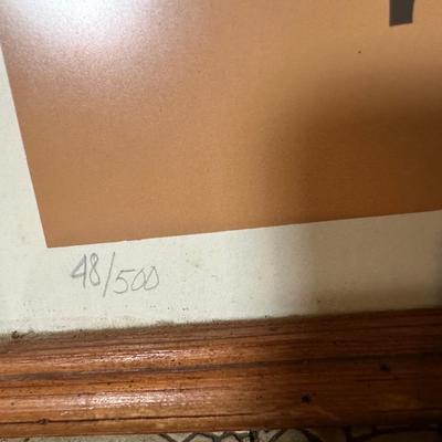 Amite Oyster Day 1986 Framed Print – Signed & Numbered (48/500)