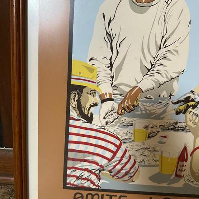 Amite Oyster Day 1986 Framed Print – Signed & Numbered (48/500)