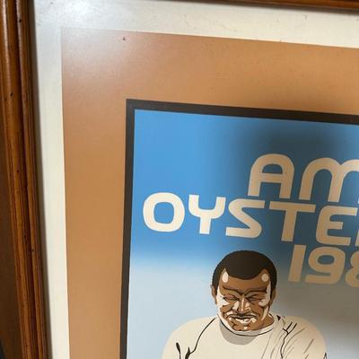 Amite Oyster Day 1986 Framed Print – Signed & Numbered (48/500)