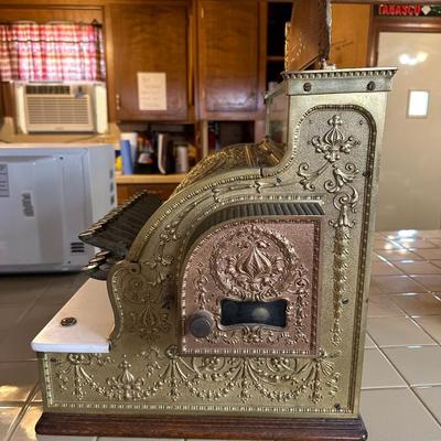 Antique National Cash Register Co. Brass NCR