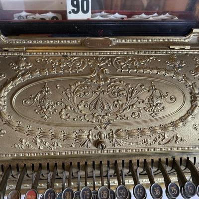 Antique National Cash Register Co. Brass NCR