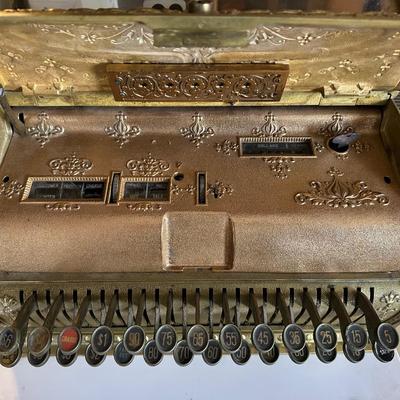 Antique National Cash Register Co. Brass NCR