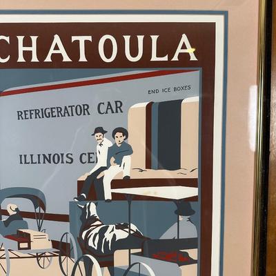 Ponchatoula Strawberry Festival 1980 Framed Art Print – Signed & Numbered