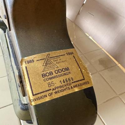 Antique Toledo Cast Iron Grocery Scale “No Springs – Honest Weight”