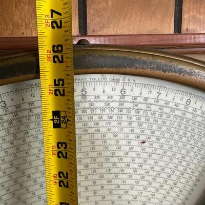 Antique Toledo Cast Iron Grocery Scale “No Springs – Honest Weight”