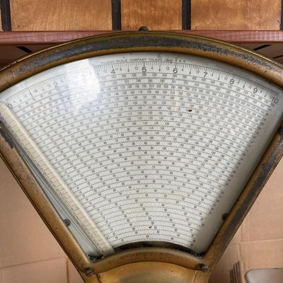 Antique Toledo Cast Iron Grocery Scale “No Springs – Honest Weight”