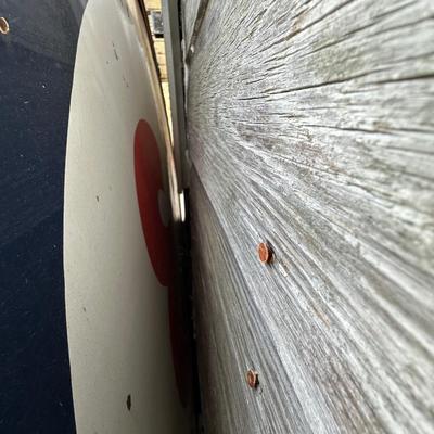 Vintage Esso Sign w/ Brackets