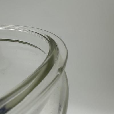 Vintage Tom’s Peanut Butter Sandwiches Glass Display Jar w/ Red Lid