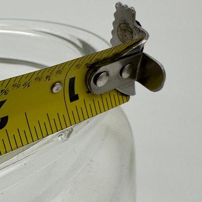 Vintage Tom’s Peanut Butter Sandwiches Glass Display Jar w/ Red Lid