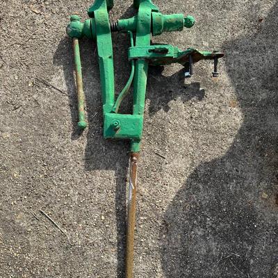 Vintage Blacksmith Post Vise / Leg Vise