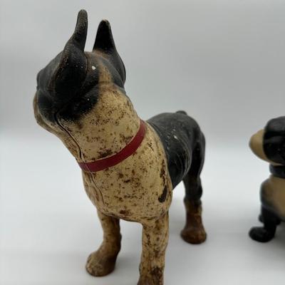 Vintage Cast Iron Dogs