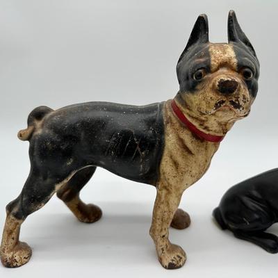 Vintage Cast Iron Dogs
