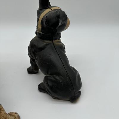 Vintage Cast Iron Dogs
