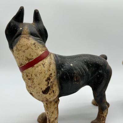 Vintage Cast Iron Dogs