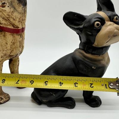 Vintage Cast Iron Dogs