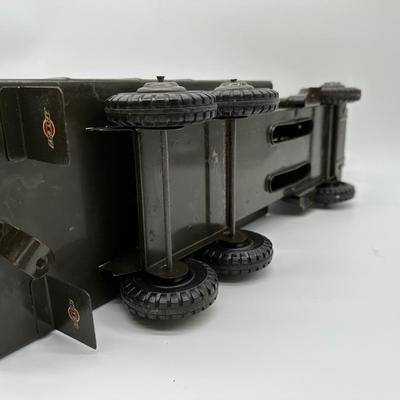 Vintage Marx Pressed Steel Army Cargo Truck – WWII Style – U.S. Army