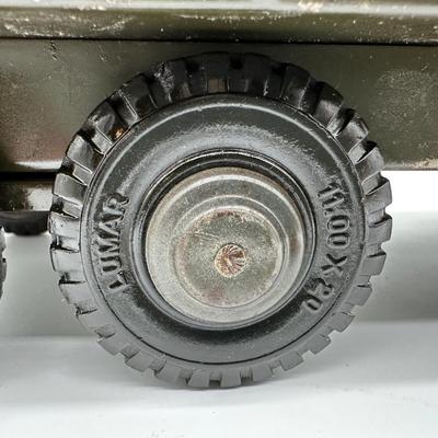 Vintage Marx Pressed Steel Army Cargo Truck – WWII Style – U.S. Army