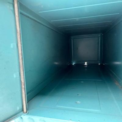 Vintage Sears Pressed Steel Semi Truck w/ Box Trailer – International Cab