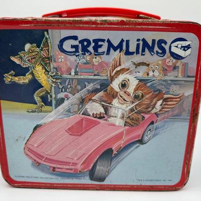 Vintage Gremlins Metal Lunchbox w/ Thermos