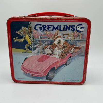 Vintage Gremlins Metal Lunchbox w/ Thermos