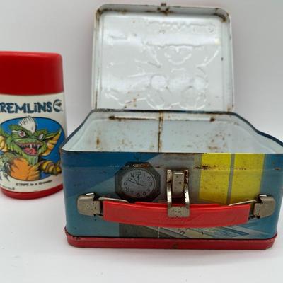 Vintage Gremlins Metal Lunchbox w/ Thermos